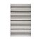 Homeroots 8 x 10 ft. Gray Stripe Indoor & Outdoor Area Rug 396232 - alternate 1